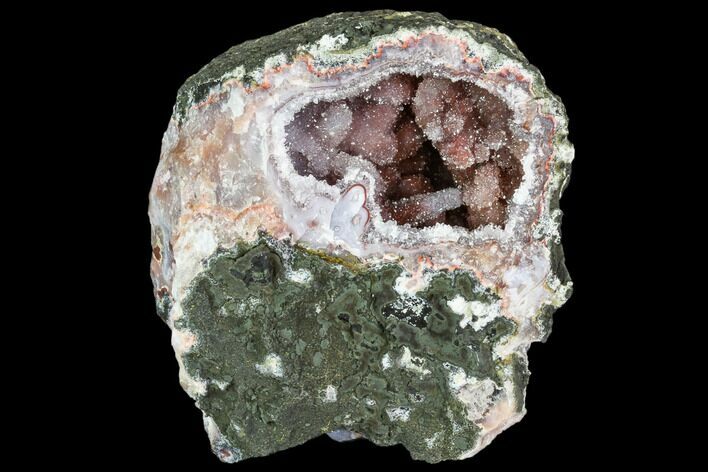 Quartz Perimorph (Stalactitic) Geode - Morocco #109444